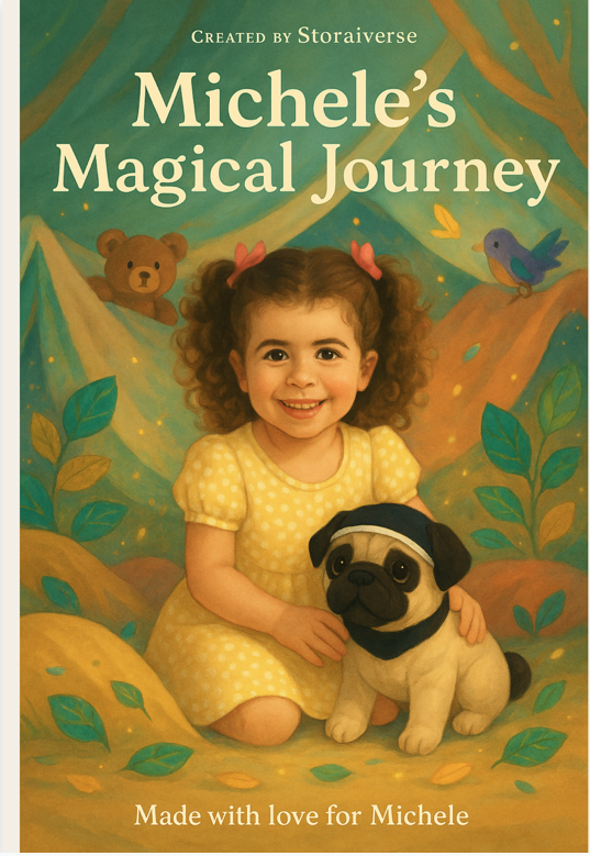 Michele’s Magical Journey personalized nursery and toddler book cover